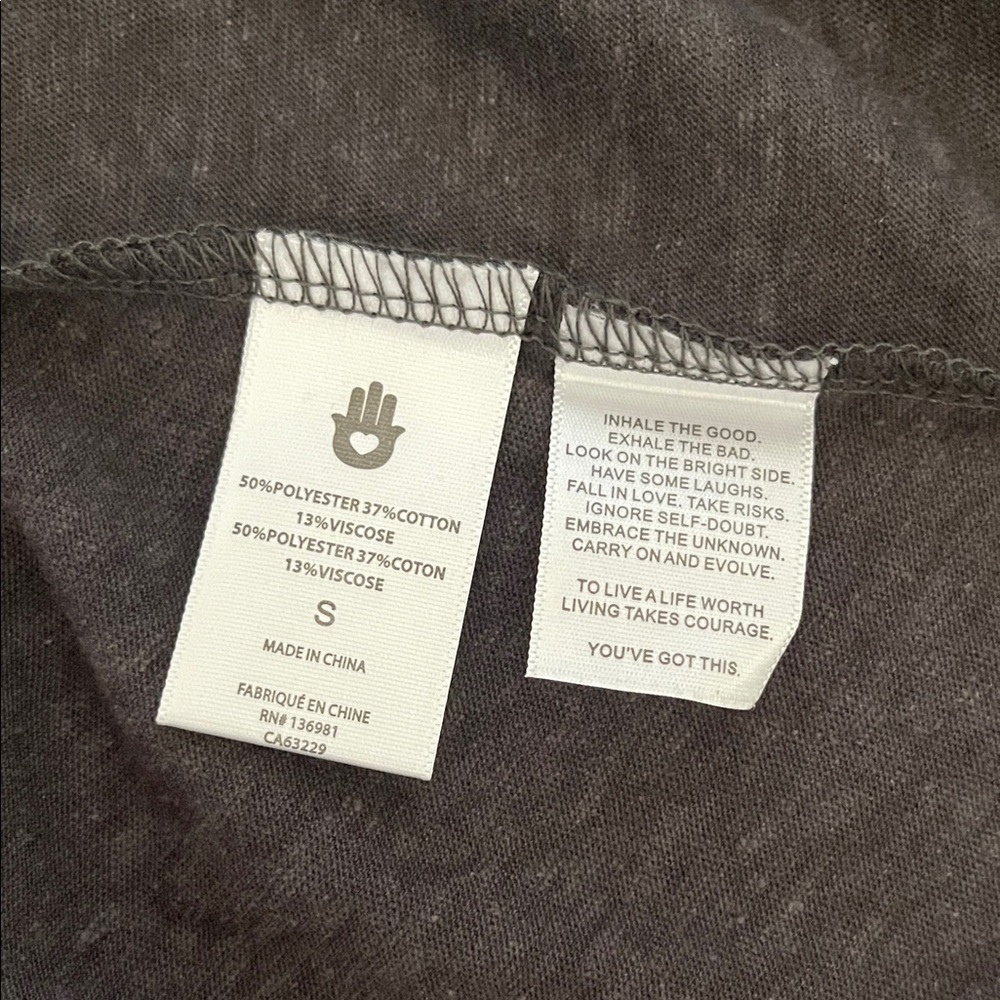 Spiritual Gangster Charcoal Muscle Tee with Multicolor Graphic - Picture 4 of 4